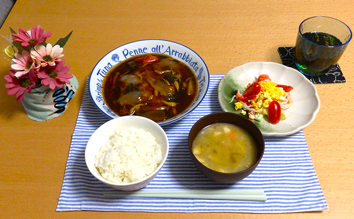 すまいるの食事例